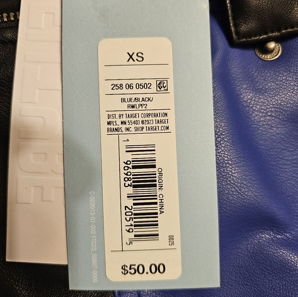 NWT Blue and Black Jacket. Size:XS. - Picture 8 of 10